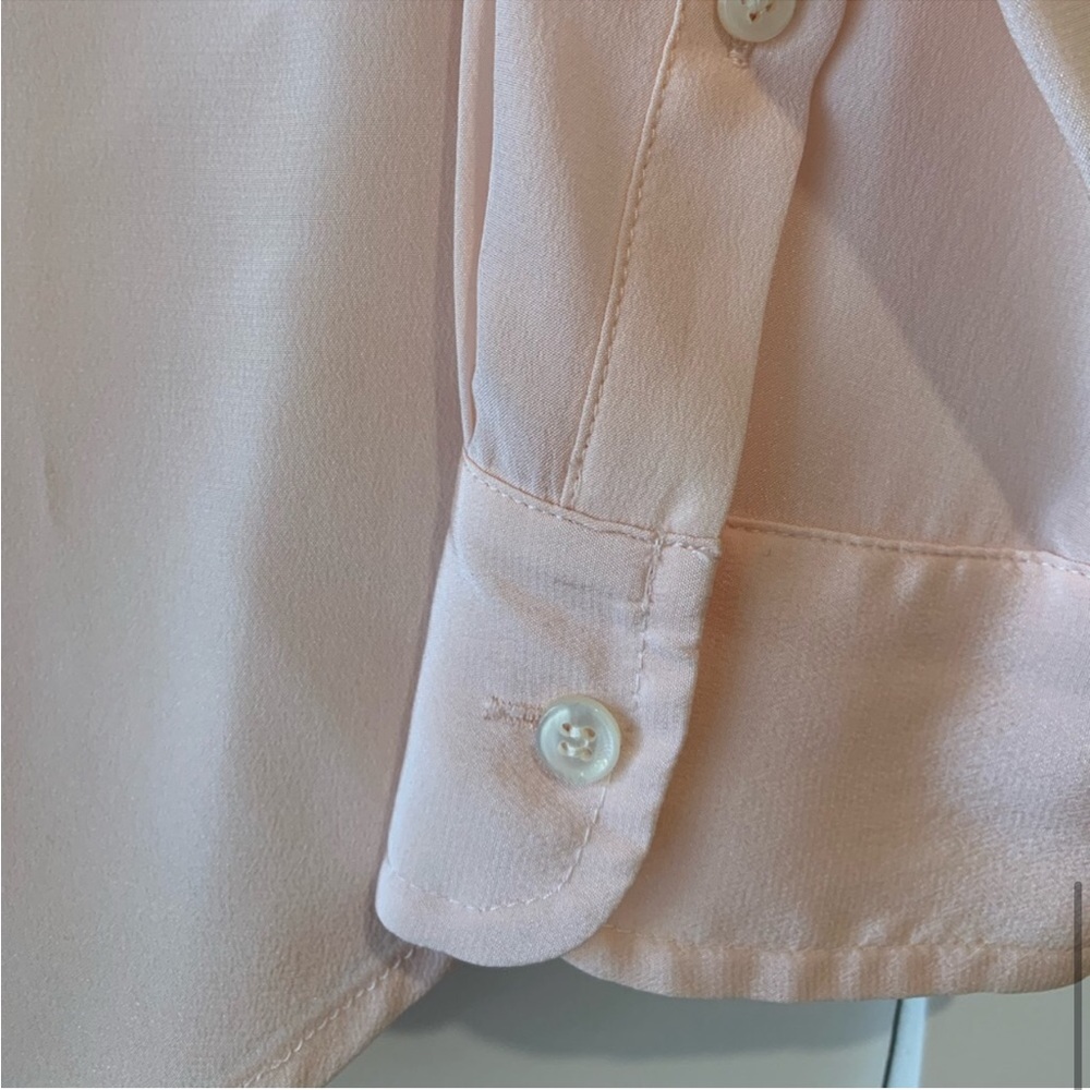 J. CREW - NWT Silk Button Up - Petal - Picture 8 of 9